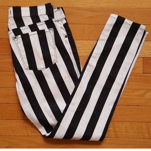 Eumina Jeans Striped Straight Leg Junior Size 5